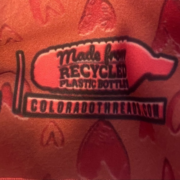 Colorado Threads Pink Hearts Leggings Size Extra Large - Picture 8 of 8